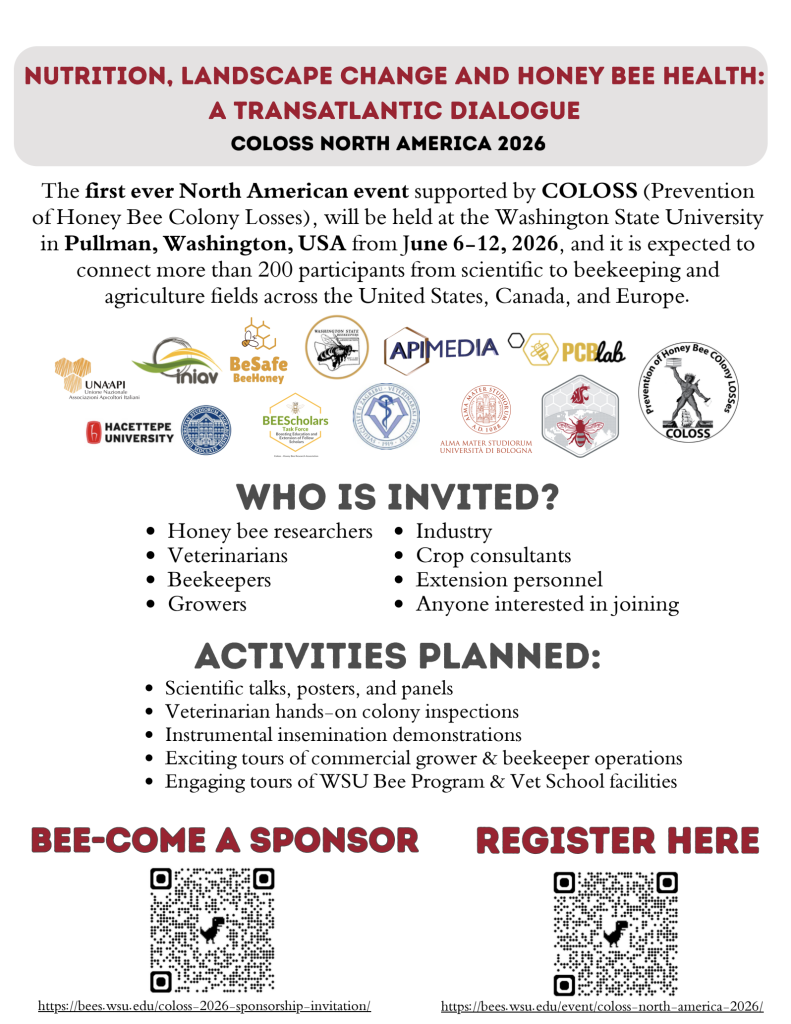 North America COLOSS (Prevention of Honey Bee Colony Losses) Meeting